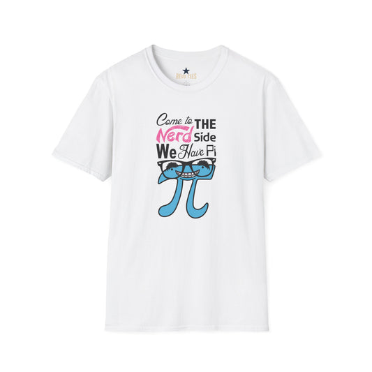 Revotees Nerd Side Pi Come to the Nerd Side We Have Pi Math Graphic T-Shirt - alternate view 2