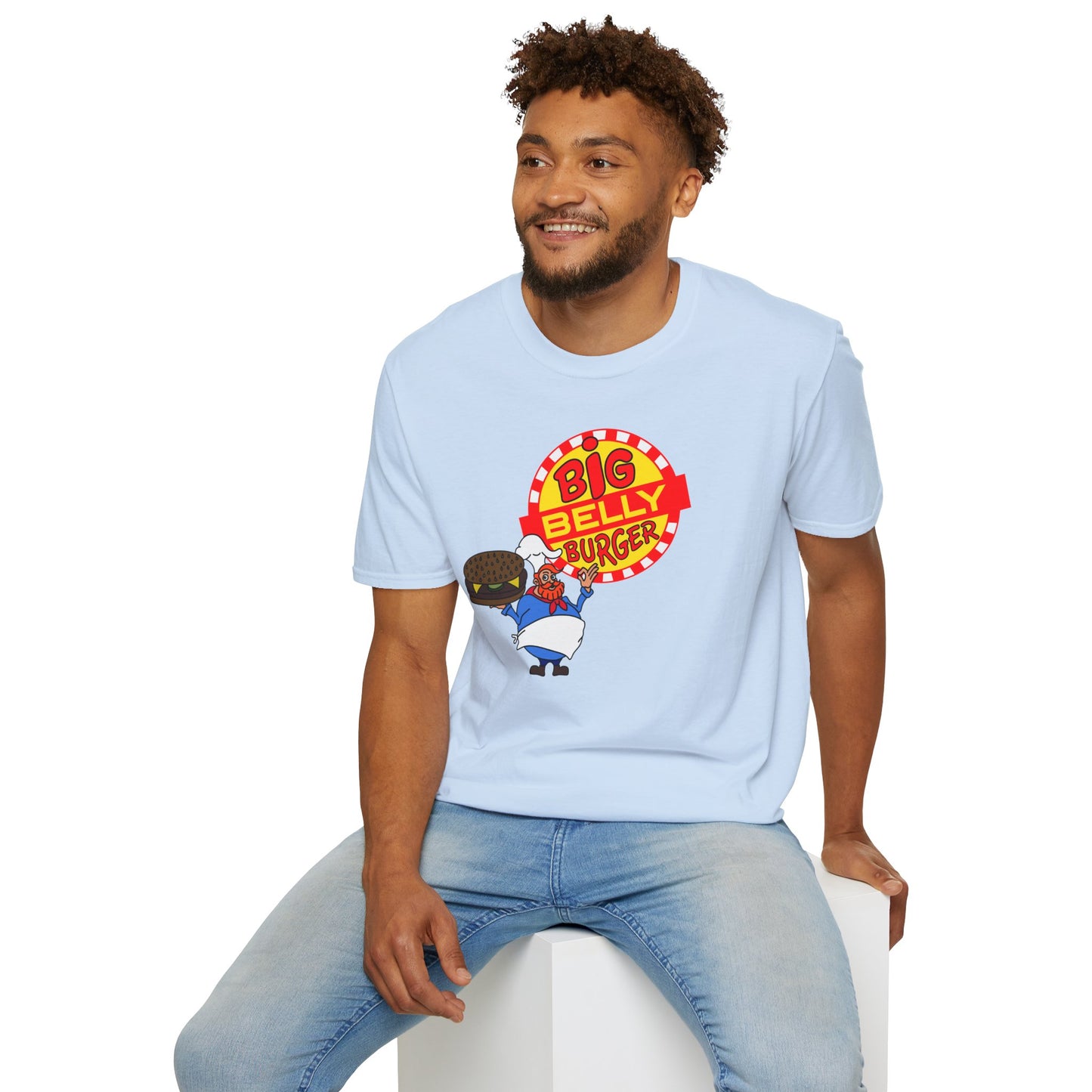 Big Belly Burger T-Shirt — Retro Fast Food Graphic Tee