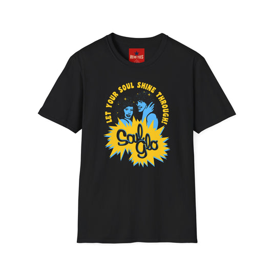 Revotees Soul Glo Retro Let Your Soul Shine Through 80s Inspired Graphic T-Shirt - alternate view 2