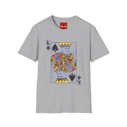 King of Spades T‑Shirt — Vintage Playing Card Graphic Tee