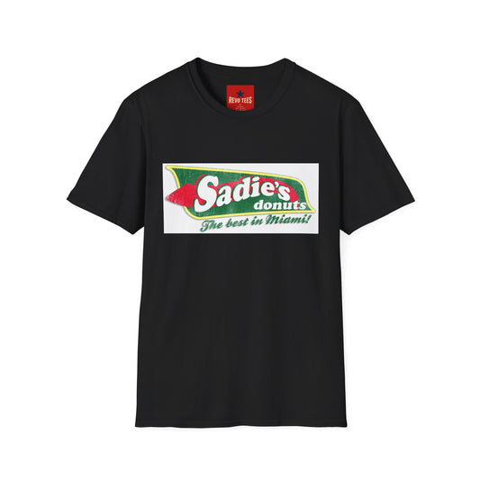 Sadie’s Donuts T-Shirt — 'The Best in Miami' Vintage Logo Tee