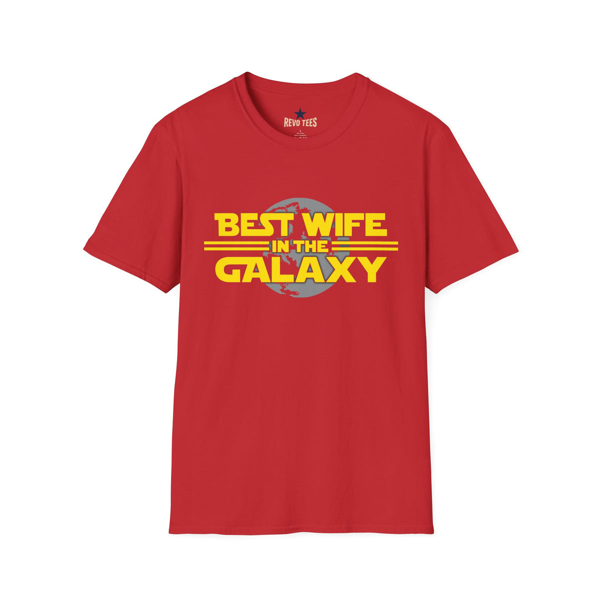 Revotees Best Wife in the Galaxy Funny Sci Fi Gift for Wives T-Shirt - alternate view 8