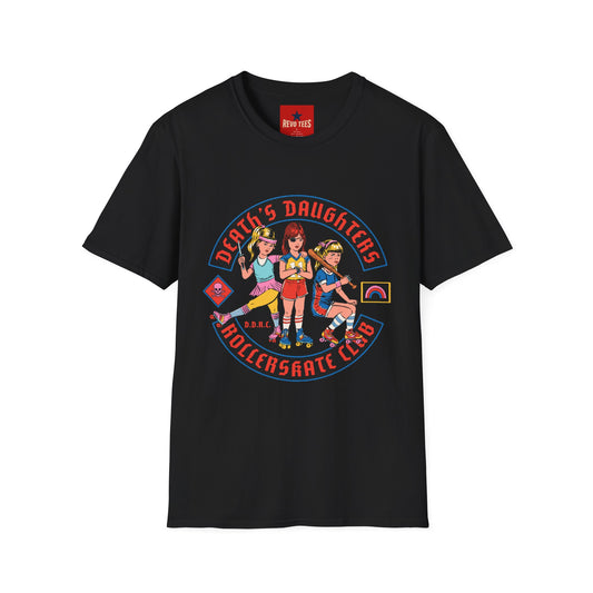 Revotees Deaths Daughters Roller Skate Club T-Shirt - alternate view 2