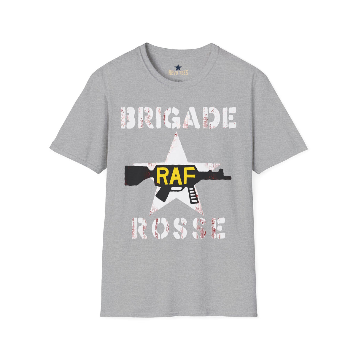 Revotees Brigade Rosse As Worn by Joe Strummer Unisex Softstyle T-Shirt - alternate view 5