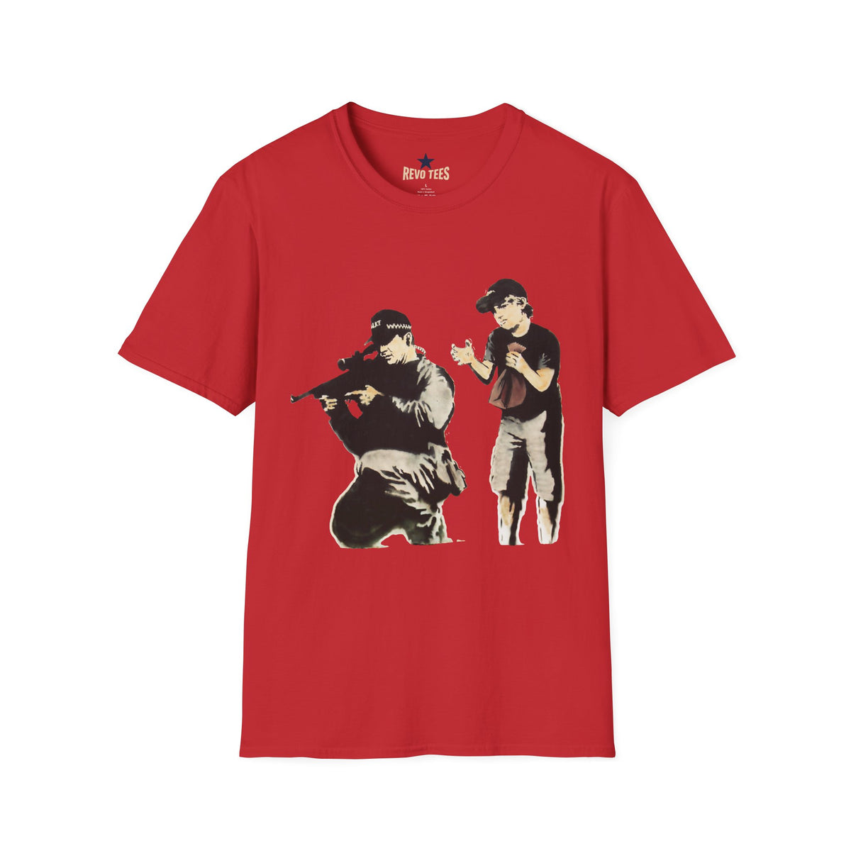 Revotees Banksy Sniper Graphic T-Shirt - alternate view 10