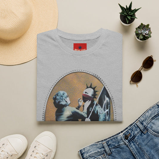 Banksy-Inspired 'Punk Kiss' T-Shirt — Street Art Graphic Tee
