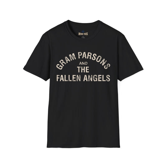 Revotees Gram Parsons Unisex Softstyle T-Shirt - alternate view 2
