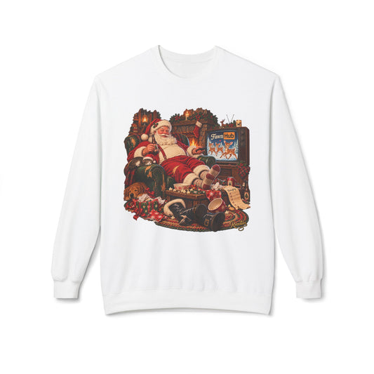REVOTEES Santa's lil' secret - Vintage Christmas Crewneck Sweatshirt