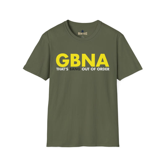 Revotees Gbna That S Bang Out of Order Retro Bold Graphic T-Shirt - alternate view 2