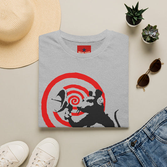 Banksy-Style Rat Target T-Shirt — Street Art Graphic Tee
