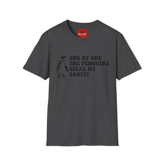 Penguins Steal My Sanity - Unisex Softstyle T-Shirt