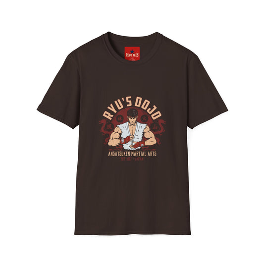 Ryu’s Dojo Martial Arts T-Shirt — Retro Karate Training Tee