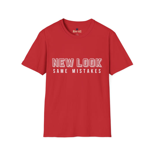 Revotees New Look Same Mistakes Unisex Softstyle T-Shirt - alternate view 2