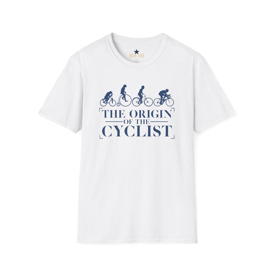 Revotees Cyclist Evolution the Origin of the Cyclist Vintage Bike T-Shirt - alternate view 2