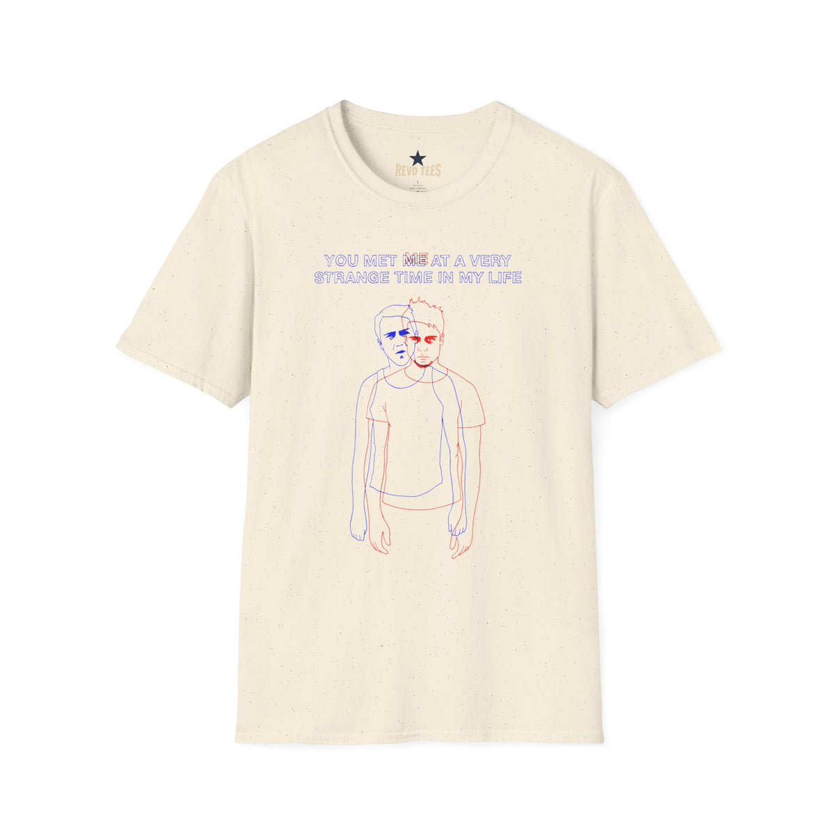 Revotees Vintage Doppelganger You Met Me at a Very Strange Time in My Life Graphic T-Shirt - alternate view 3