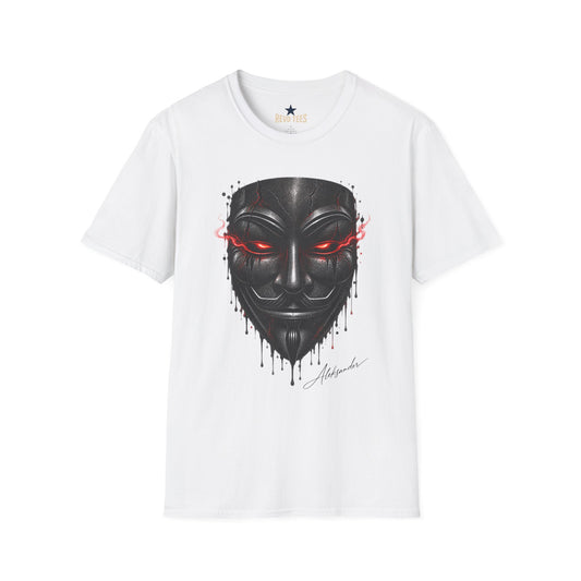 Dark Anonymous Mask Graphic T-Shirt - Aleksander