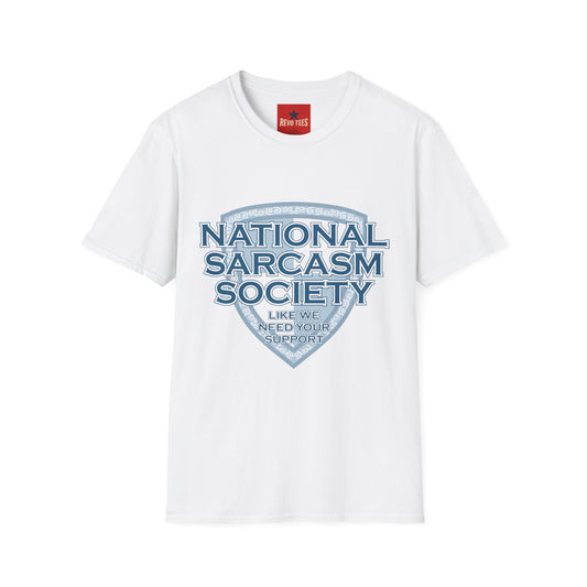 National Sarcasm Society - Unisex Softstyle T-Shirt