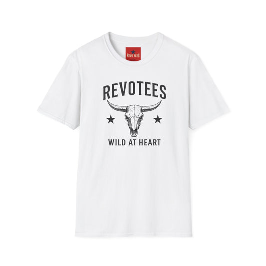 Revotees Bull Skull T-Shirt — Wild at Heart Western Graphic Tee