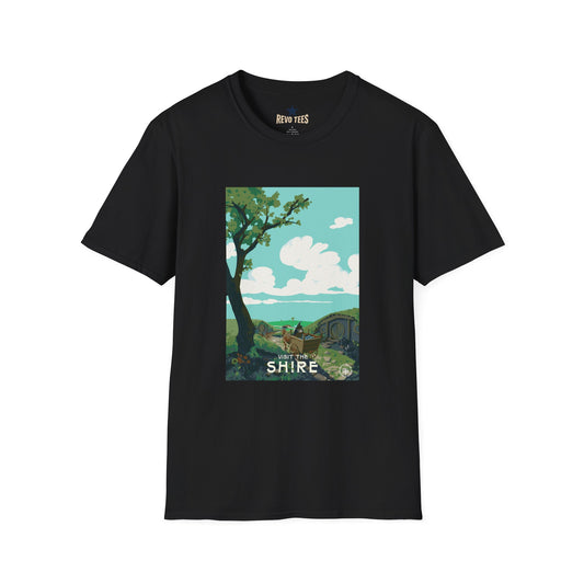 Revotees Lord of the Rings the Shires Unisex Softstyle T-Shirt - alternate view 2