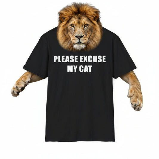 Revotees Please Excuse My Cat Funny Cat Lover T-Shirt
