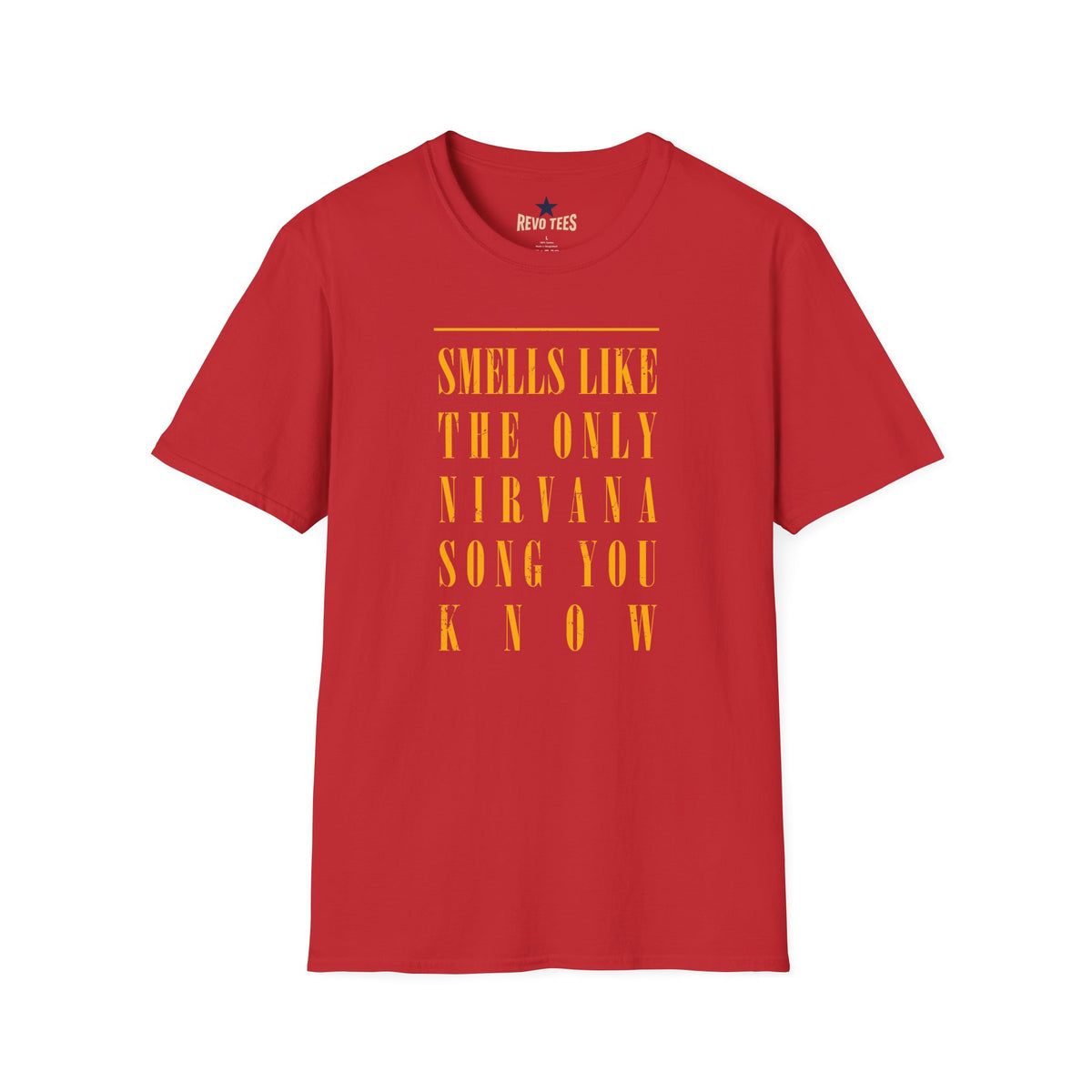 Revotees Smells Like Teen Spirit Nirvana Unisex Softstyle T-Shirt - alternate view 11