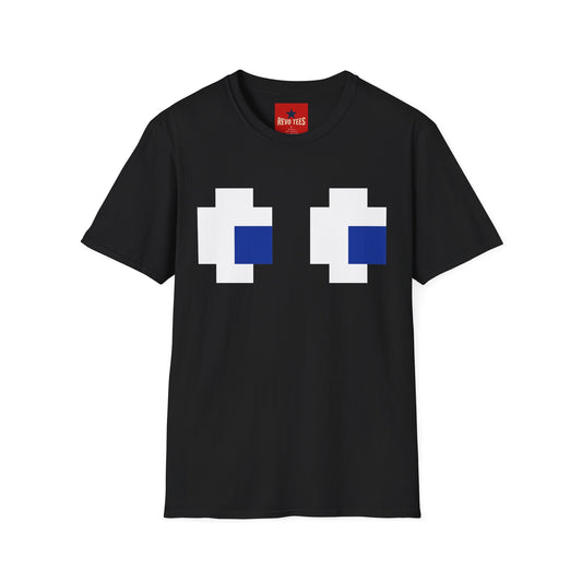 Pixel Eyes T‑Shirt — Retro 8‑Bit Gaming Graphic Tee