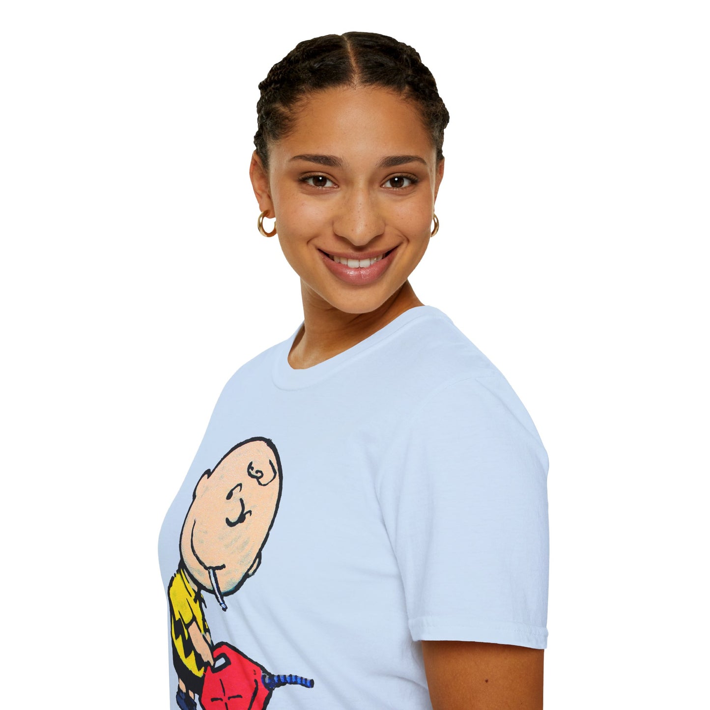 Banksy Novelty Cartoon Graphic T-Shirt — Naughty Charlie