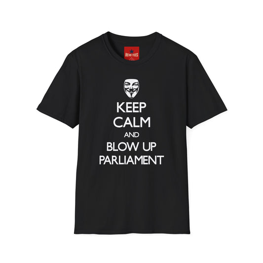 Keep Calm and Blow Up Parliament T-Shirt