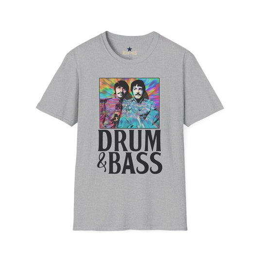 Revotees Psychedelic Drum Bass Band Portrait T-Shirt - alternate view 2