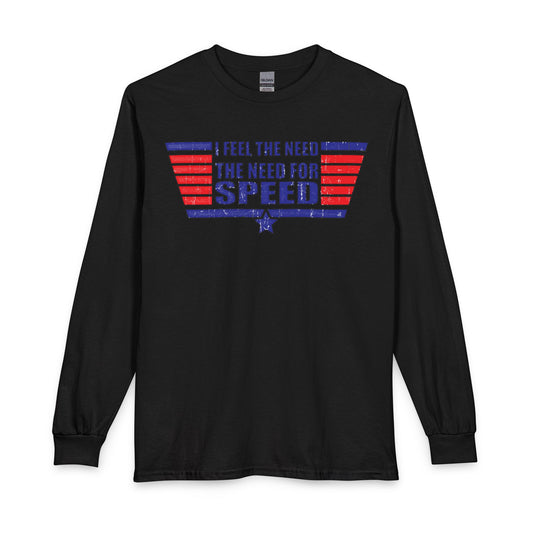 Revotees Top Gun Inspired I Feel the Need for Speed Long-Sleeve T-Shirt - alternate view 2