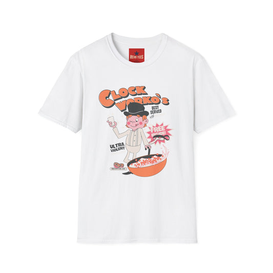 Clock Worko's Cereal Tee — Retro Cartoon Breakfast Shirt