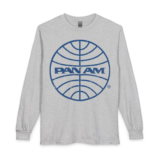 Revotees Pan Am Airlines Vintage Logo Long-Sleeve T-Shirt - alternate view 2
