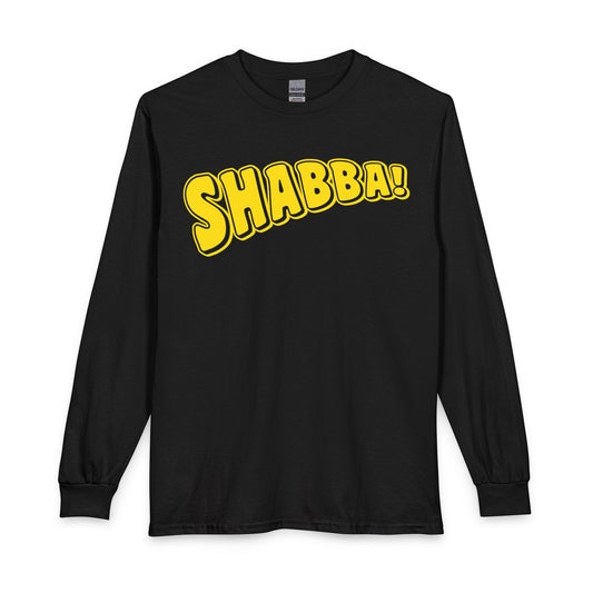 Revotees Shabba Retro Yellow Logo Long-Sleeve Shirt - alternate view 2