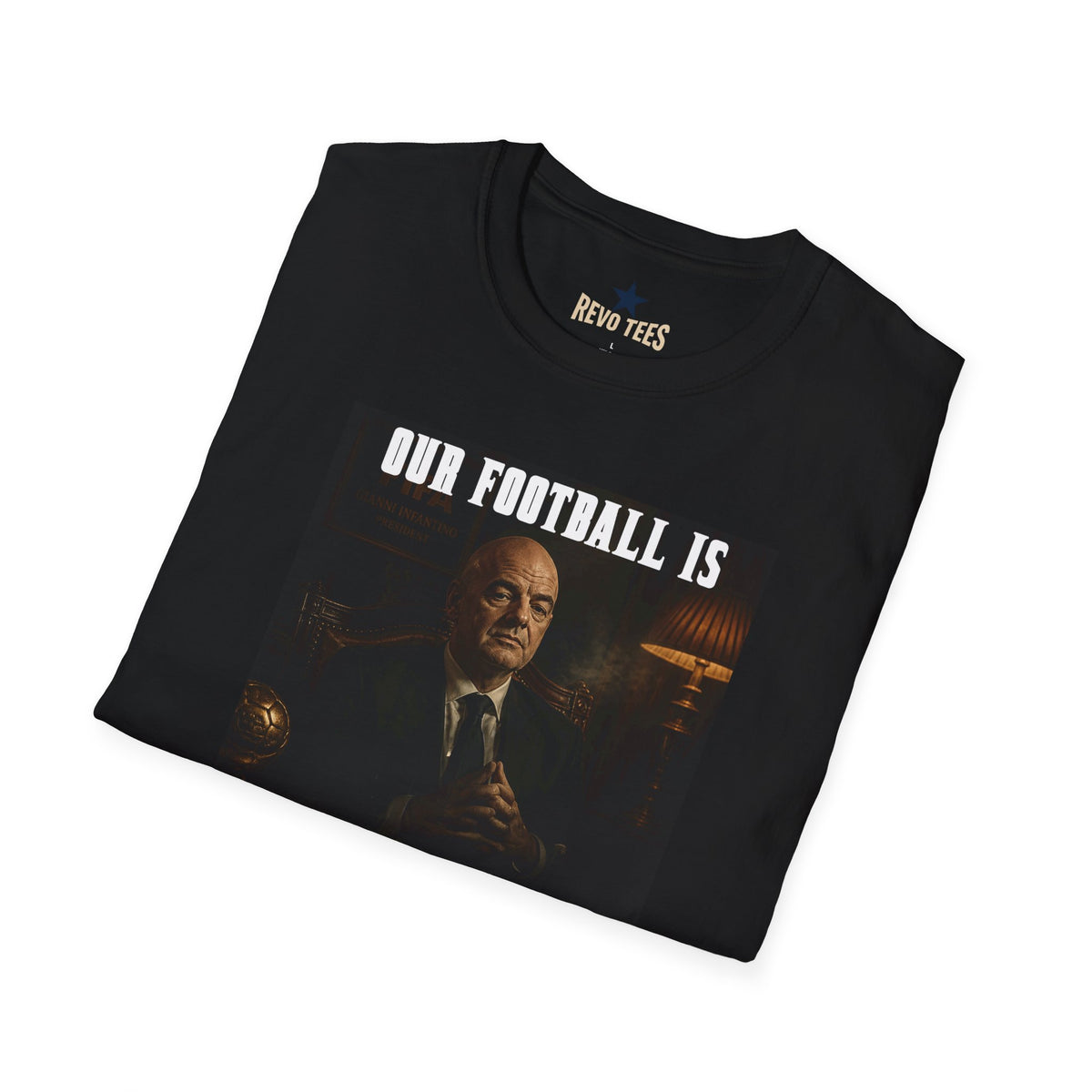 Revotees Our Football Is Not for Sale Fanfare Unfair T-Shirt - alternate view 3