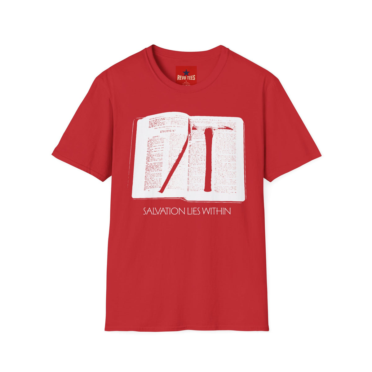 Revotees Salvation Lies Within Vintage Open Bible Graphic T-Shirt - alternate view 7