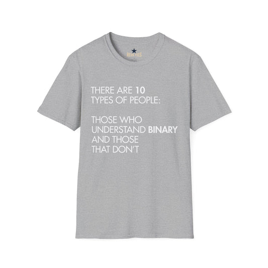 Revotees Binary Problems Unisex Softstyle T-Shirt - alternate view 2