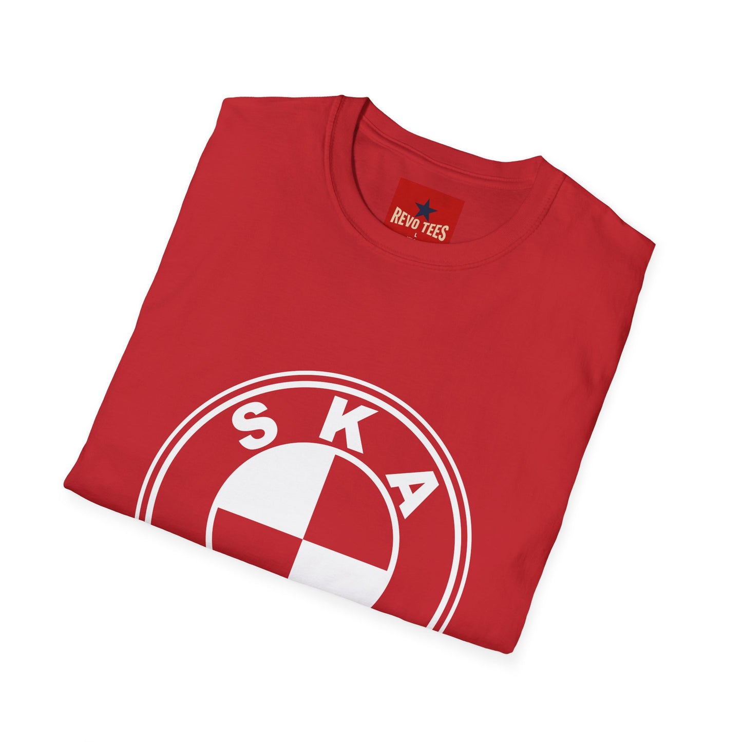Ska Mod Target Logo T-Shirt — Retro Two-Tone Checkerboard Music Tee