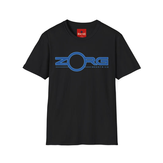 Zorg Industries Logo T-Shirt — Retro Sci‑Fi Graphic Tee