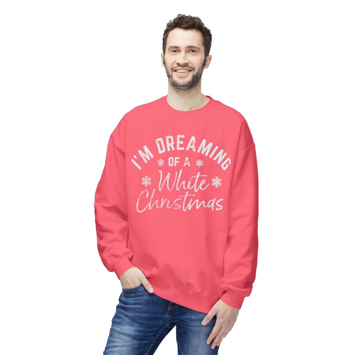 I'm Dreaming of a White Christmas - Lyrics on a Sweatshirt