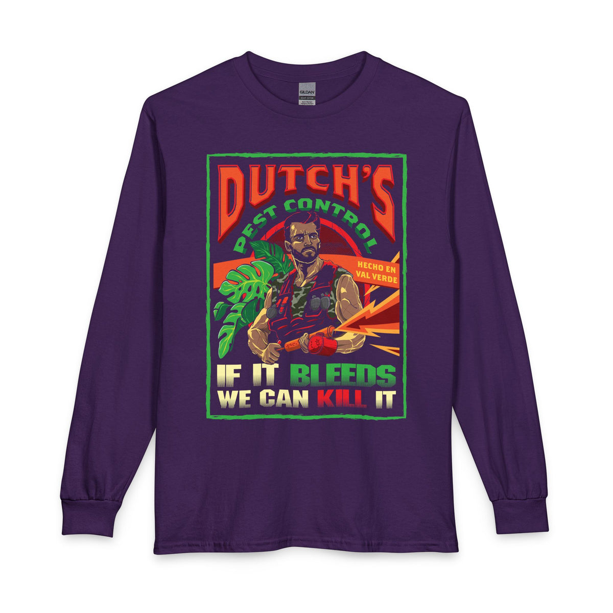 Revotees Dutchs Pest Control Long-Sleeve If It Bleeds We Can Kill It Graphic Shirt T-Shirt - alternate view 3