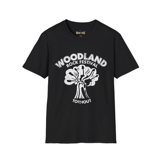 Revotees Woodland Rock Festival As Worn by Joan Jett Unisex Softstyle T-Shirt - alternate view 2