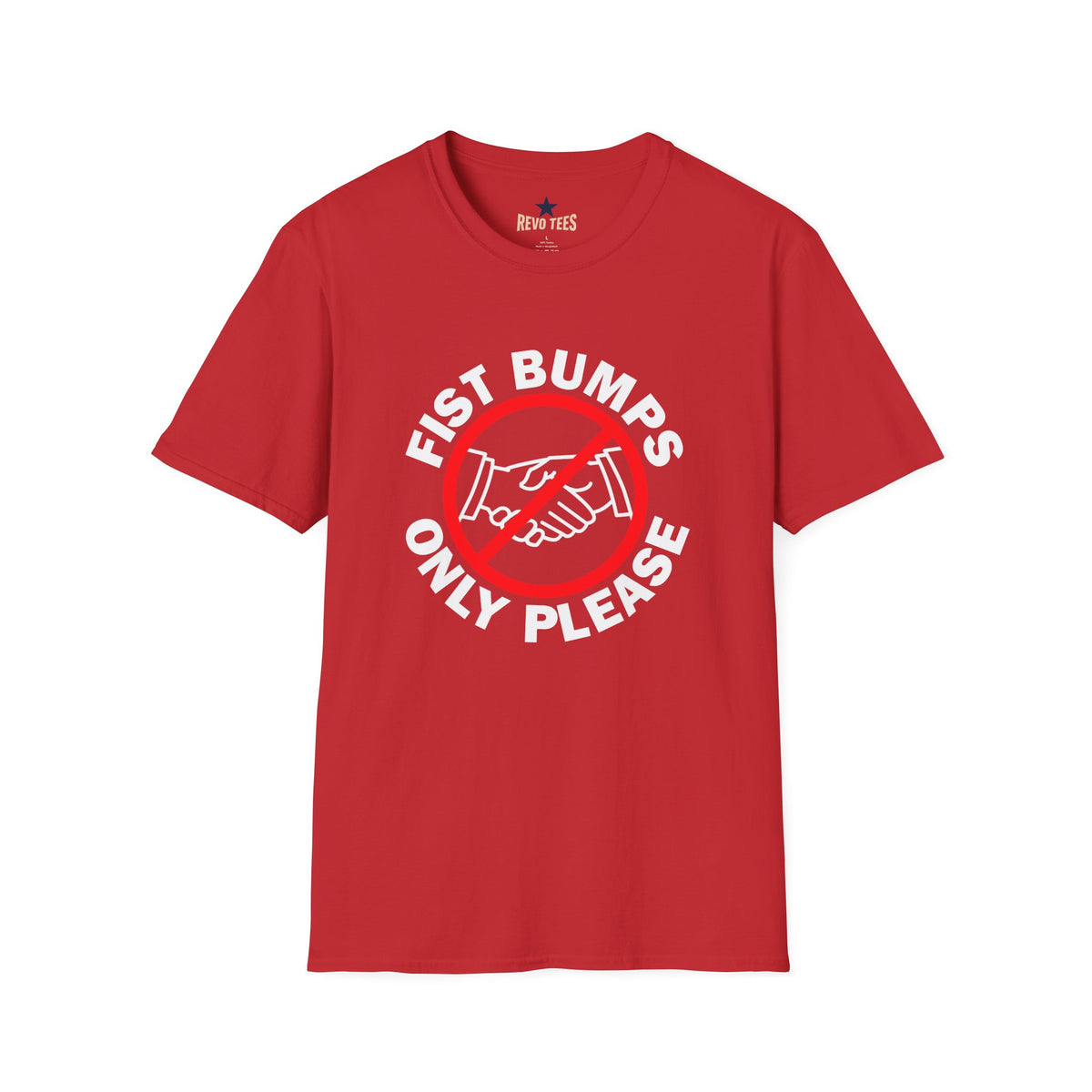 Revotees Fist Bumps Only Please Graphic T-Shirt - alternate view 9