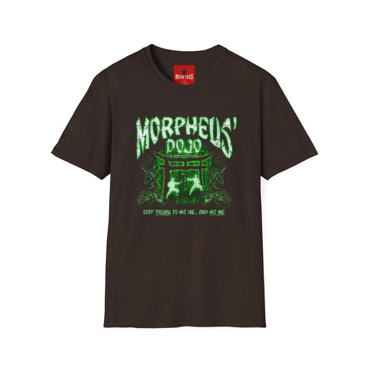 Morpheus' Dojo T-Shirt — Neon Green Martial Arts Tee