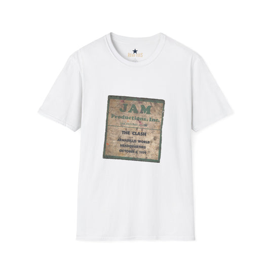 Revotees The Clash San Antonio Fifth Tour Unisex Softstyle T-Shirt - alternate view 2