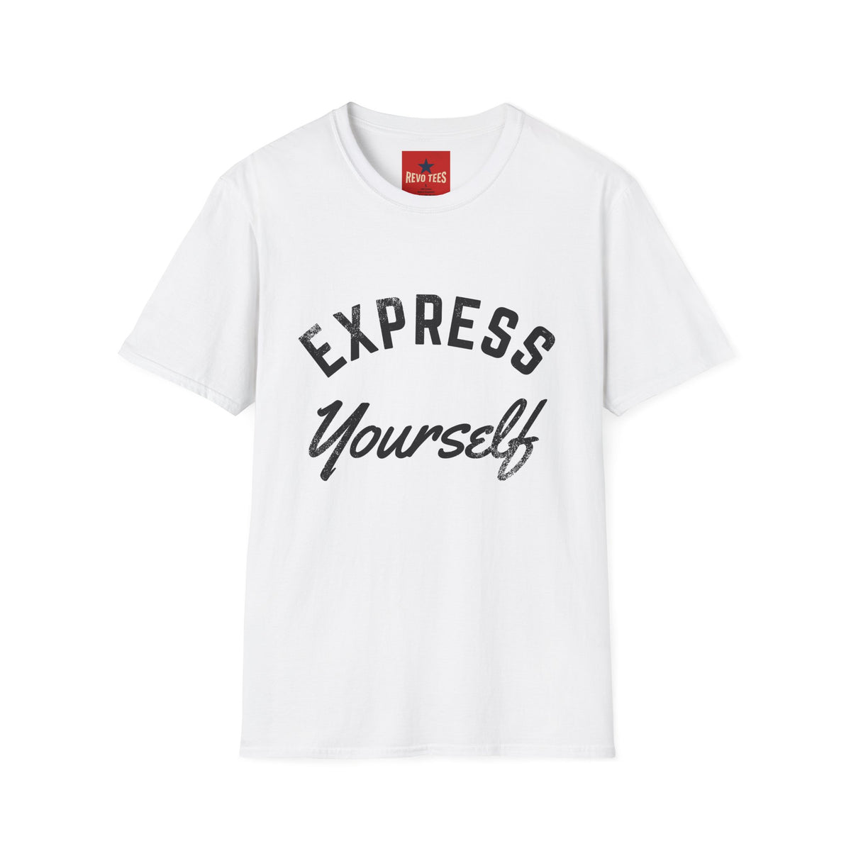 Revotees Express Yourself Casual Motivational Graphic T-Shirt