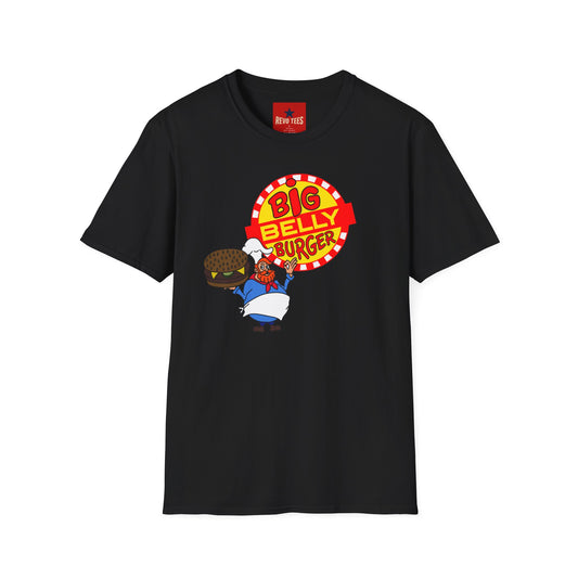 Revotees Big Belly Burger Retro Fast Food Graphic T-Shirt - alternate view 2