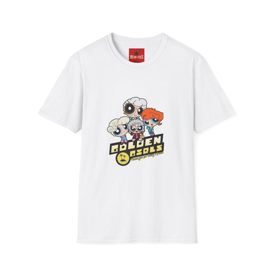 Golden Girls Cartoon T-Shirt — Retro Cute Powerpuff Style Tee
