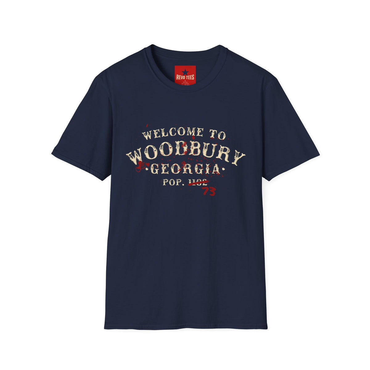 Revotees Welcome to Woodbury Georgia Vintage Small Town T-Shirt - alternate view 5
