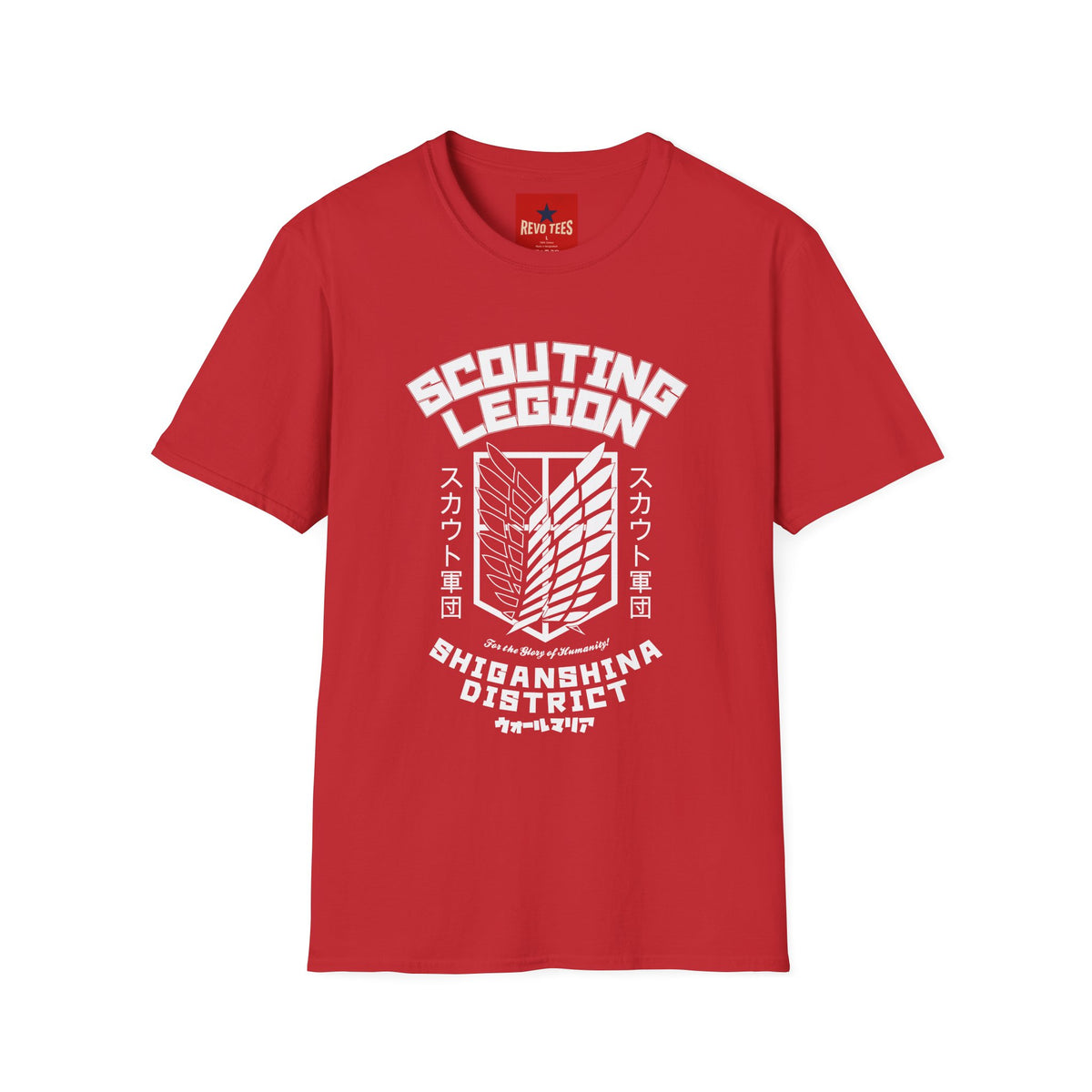 Revotees Scouting Legion Anime Survey Corps Emblem Top T-Shirt - alternate view 9