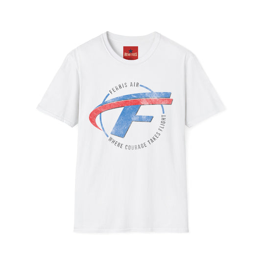 Ferris Air Flight Logo T‑Shirt — Retro Aviation Graphic Tee